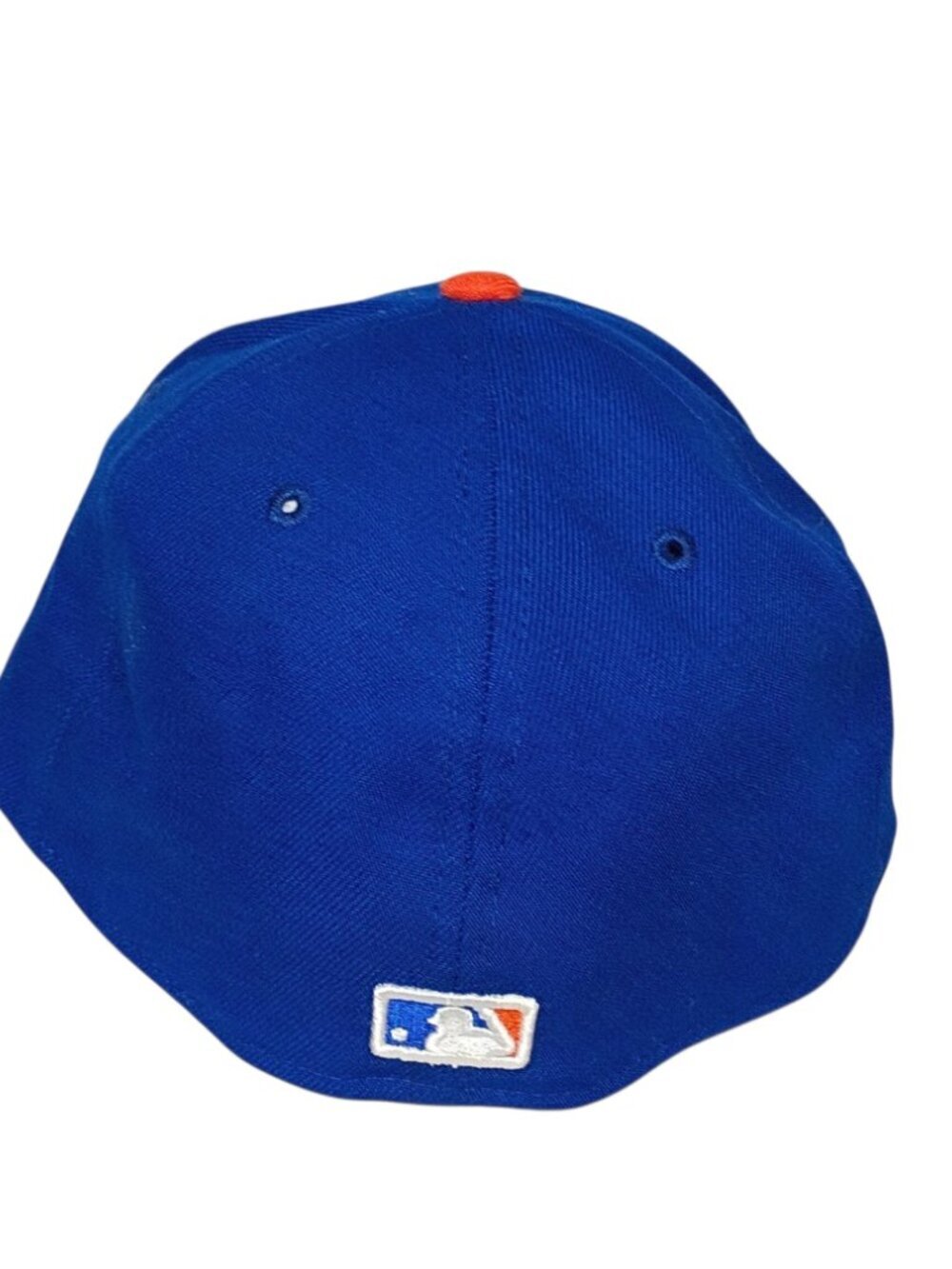 New Era NY Mets 59FIFTY Fitted Hat 7 1/2 Royal Blue Orange - Picture 3 of 11